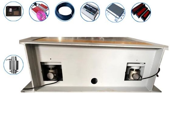 جودة  2.2M Fixed 20T Axle Scales For Trucks Load Protection مصنع