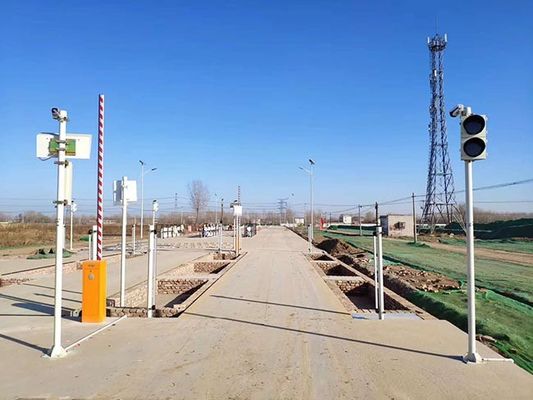 جودة  Truck Unmanned Weighing Systems , 100T Weigh In Motion Truck Scales مصنع