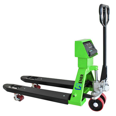 جودة  Industrial Digital RS232 Hand Pallet Jack Truck Weight Scale 3000KG 690mm Width مصنع